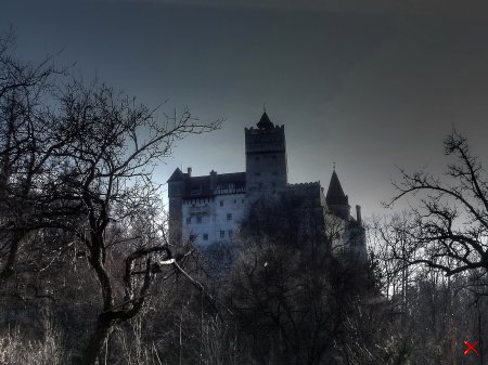 Замок Бран ( Замок Дракулы ). Трансильвания. Румыния