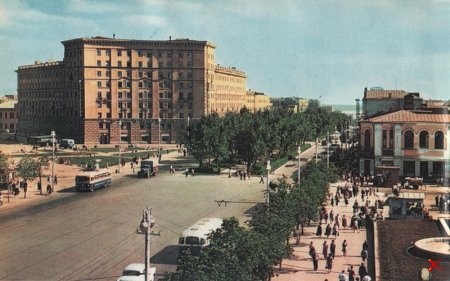 Исторические фотографии Новосибирска времен СССР