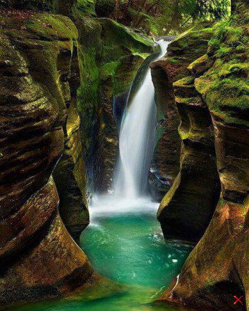 Corkscrew Falls, Hocking Hills, Ohio