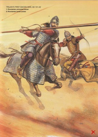 Сарматские воины  IV в. до н.э. - III в. н.э.